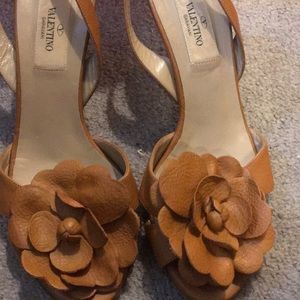 Valentino Brown Leather heels